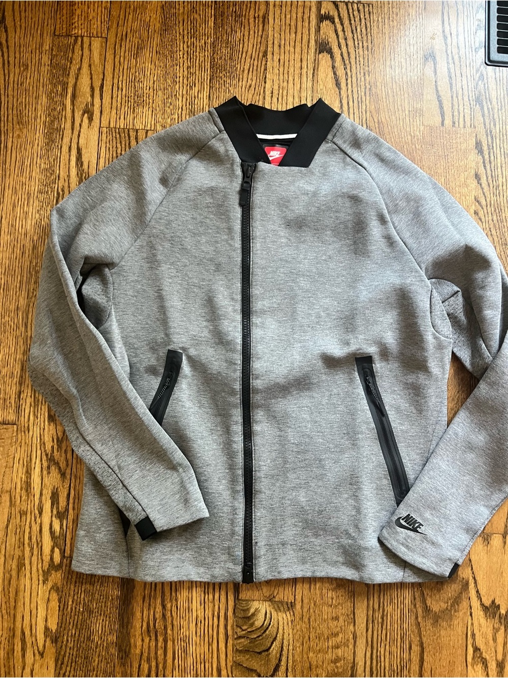 Nike tech fleece bomber jacket/zip up. Large. Like new.